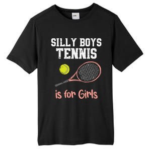 Silly Tennis Is Funny Player Cool Gift Tall Fusion ChromaSoft Performance T-Shirt