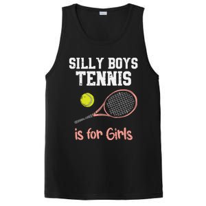 Silly Tennis Is Funny Player Cool Gift PosiCharge Competitor Tank