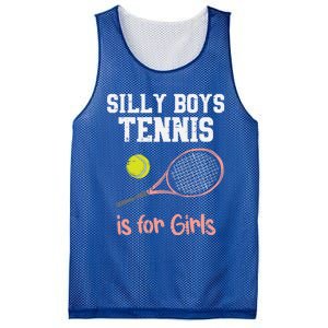 Silly Tennis Is Funny Player Cool Gift Mesh Reversible Basketball Jersey Tank