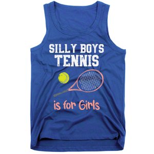 Silly Tennis Is Funny Player Cool Gift Tank Top