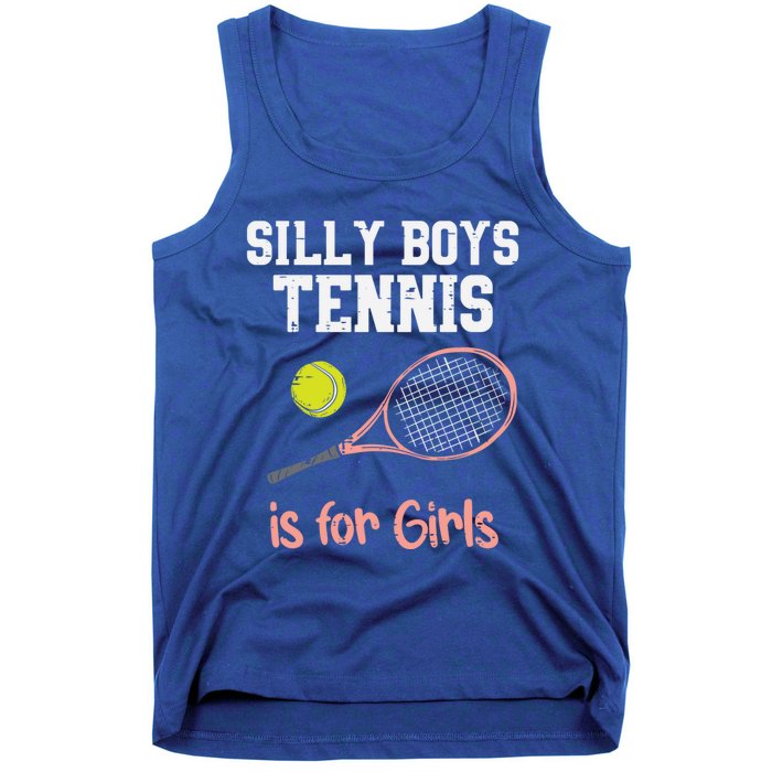 Silly Tennis Is Funny Player Cool Gift Tank Top