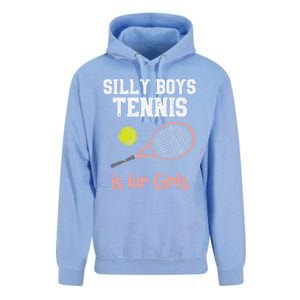 Silly Tennis Is Funny Player Cool Gift Unisex Surf Hoodie