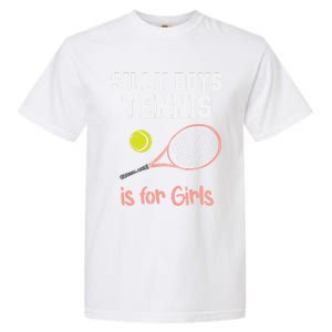 Silly Tennis Is Funny Player Cool Gift Garment-Dyed Heavyweight T-Shirt