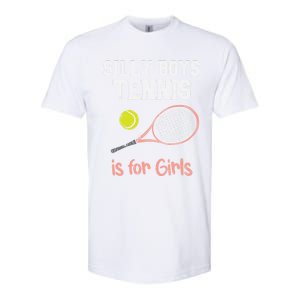 Silly Tennis Is Funny Player Cool Gift Softstyle CVC T-Shirt