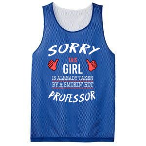 Sorry This Is Taken By Hot Professor Funny Gift Mesh Reversible Basketball Jersey Tank