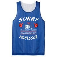 Sorry This Is Taken By Hot Professor Funny Gift Mesh Reversible Basketball Jersey Tank