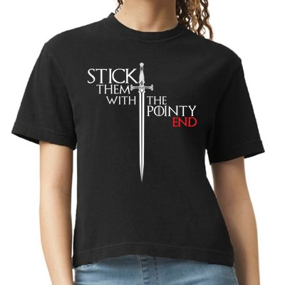 Stick Them With The Pointy End Comfort Colors Boxy T-Shirt