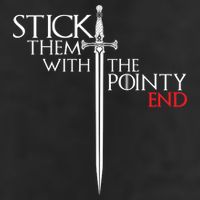 Stick Them With The Pointy End 11oz C Handle Ceramic Mug