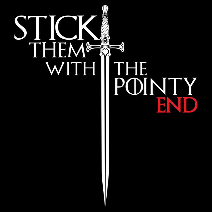 Stick Them With The Pointy End 16 in Basic Backpack