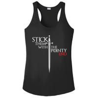 Stick Them With The Pointy End Ladies PosiCharge Competitor Racerback Tank