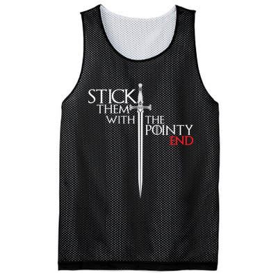 Stick Them With The Pointy End Mesh Reversible Basketball Jersey Tank