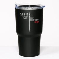 Stick Them With The Pointy End Tumbler