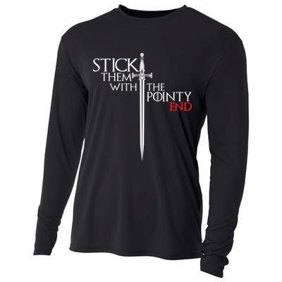 Stick Them With The Pointy End Cooling Performance Long Sleeve Crew