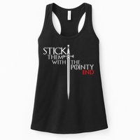 Stick Them With The Pointy End Womens Tank Top