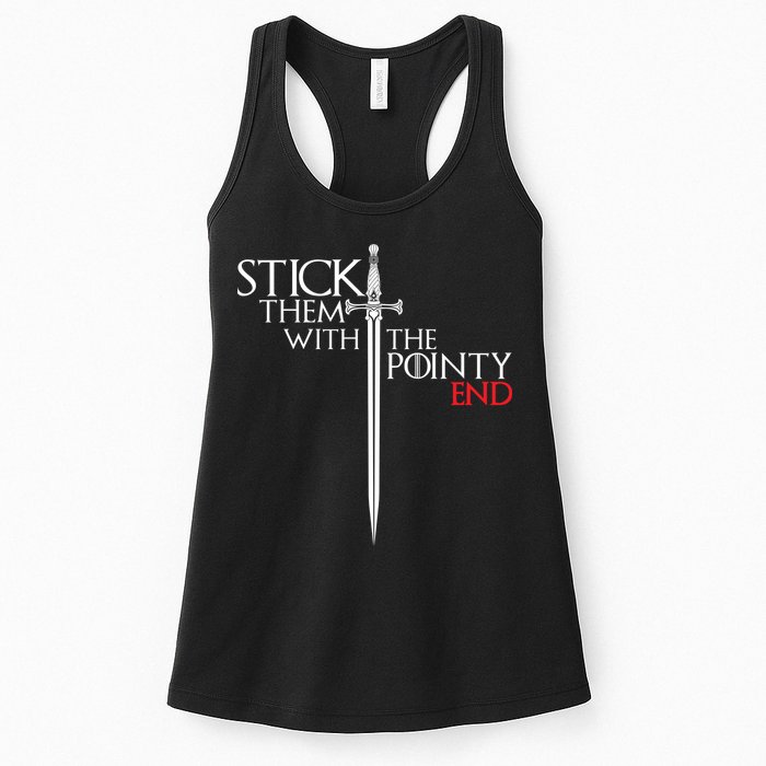Stick Them With The Pointy End Womens Tank Top