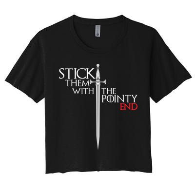 Stick Them With The Pointy End Crop Top