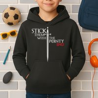 Stick Them With The Pointy End Kids Hoodie