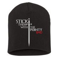 Stick Them With The Pointy End Short Acrylic Beanie