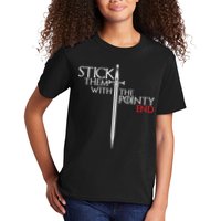 Stick Them With The Pointy End Kids T-Shirt