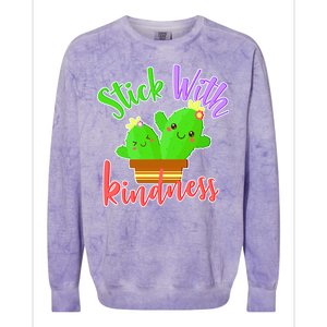 Stick With Kindness Colorblast Crewneck Sweatshirt