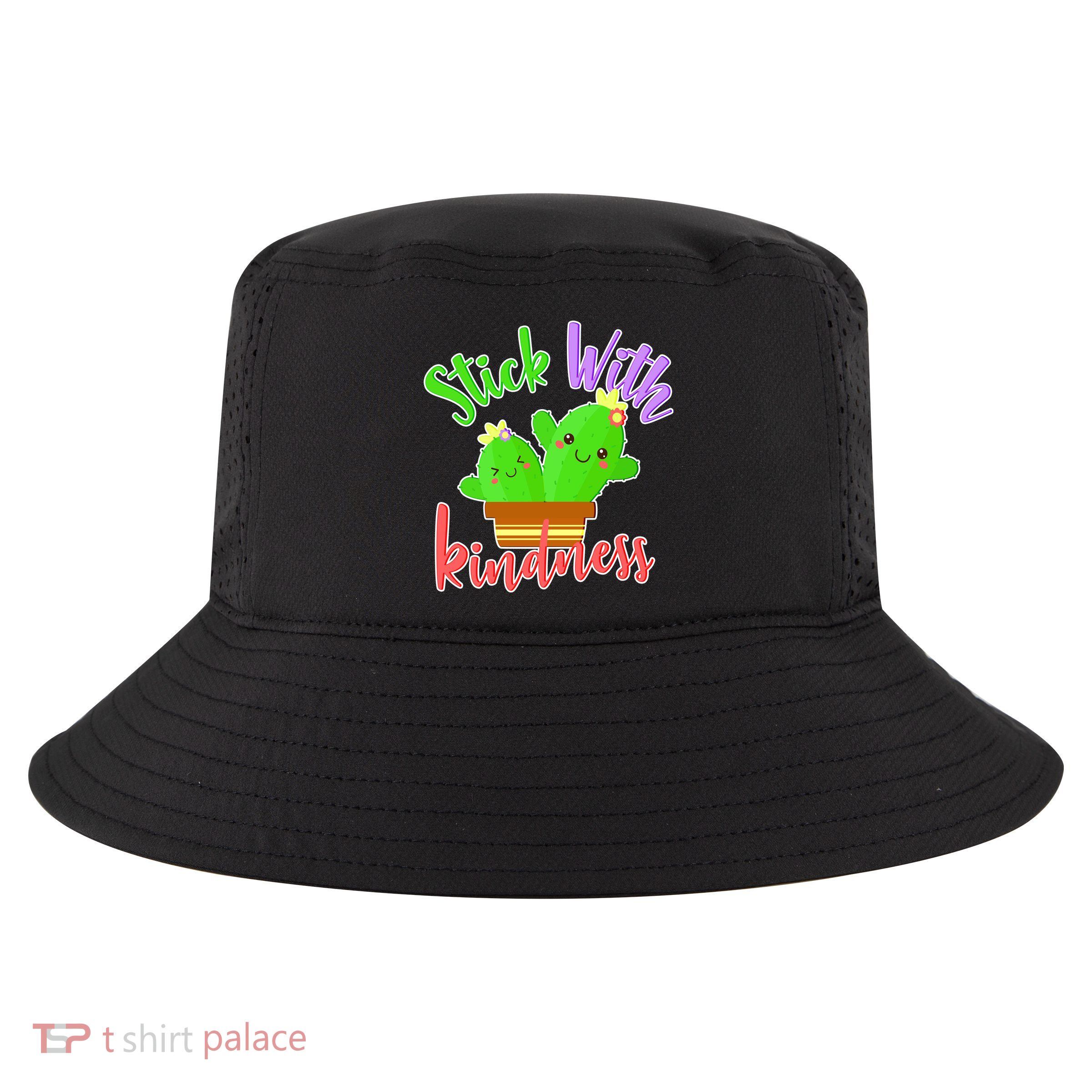 Stick With Kindness Cool Comfort Performance Bucket Hat