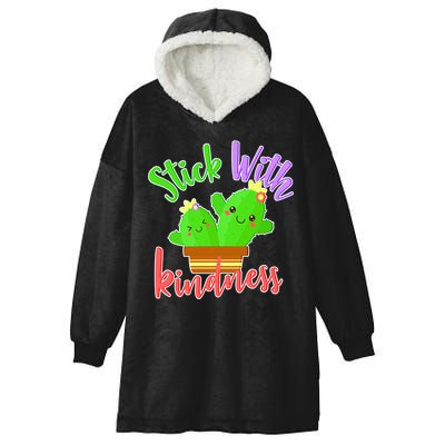 Stick With Kindness Hooded Wearable Blanket
