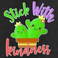 Stick With Kindness 11oz C Handle Ceramic Mug