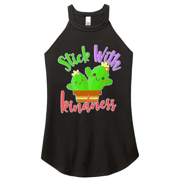 Stick With Kindness Women's Perfect Tri Rocker Tank