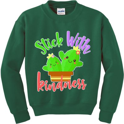 Stick With Kindness Kids Sweatshirt