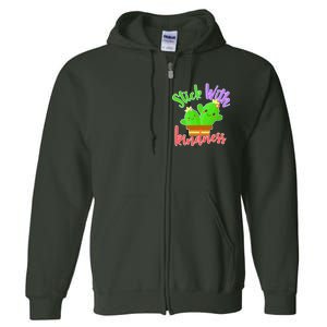 Stick With Kindness Full Zip Hoodie