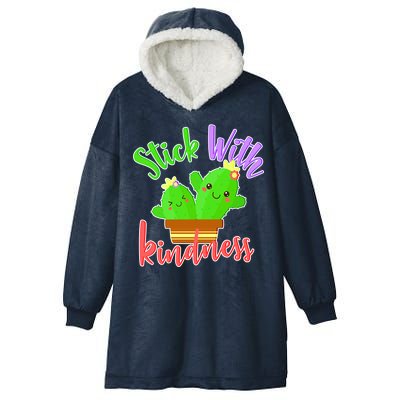 Stick With Kindness Hooded Wearable Blanket