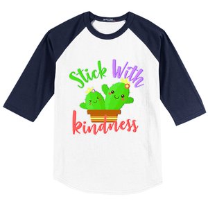 Stick With Kindness Baseball Sleeve Shirt