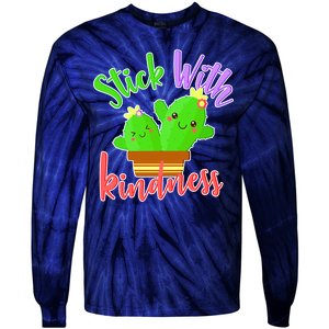 Stick With Kindness Tie-Dye Long Sleeve Shirt