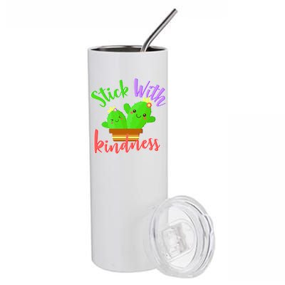 Stick With Kindness Stainless Steel Tumbler