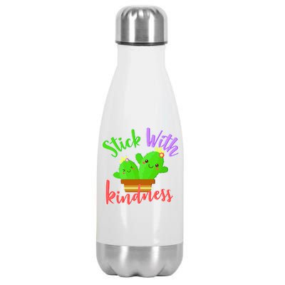 Stick With Kindness Stainless Steel Insulated Water Bottle