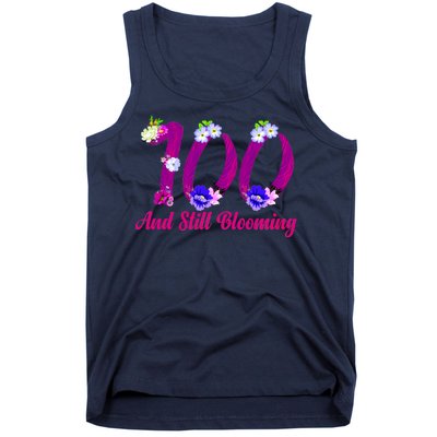 Still Blooming 100th Birthday Flowers Tank Top