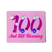 Still Blooming 100th Birthday Flowers Mousepad