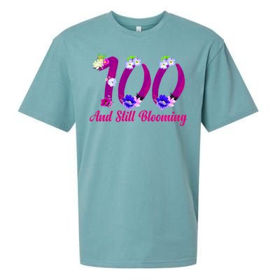 Still Blooming 100th Birthday Flowers Sueded Cloud Jersey T-Shirt