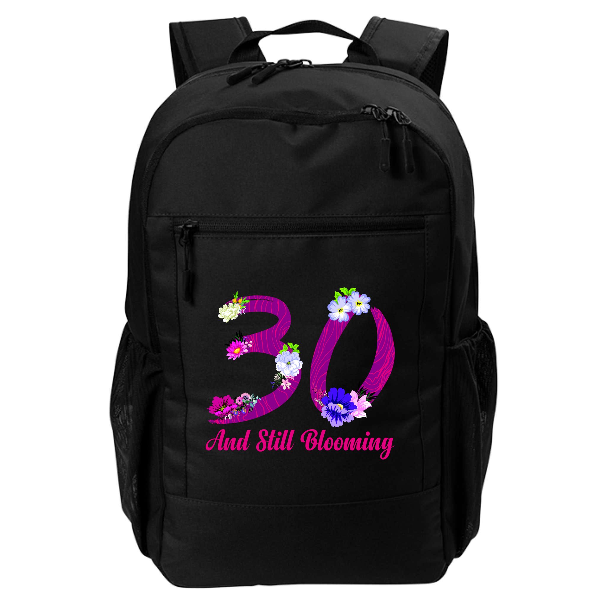 Still Blooming 30th Birthday Flowers Backpack