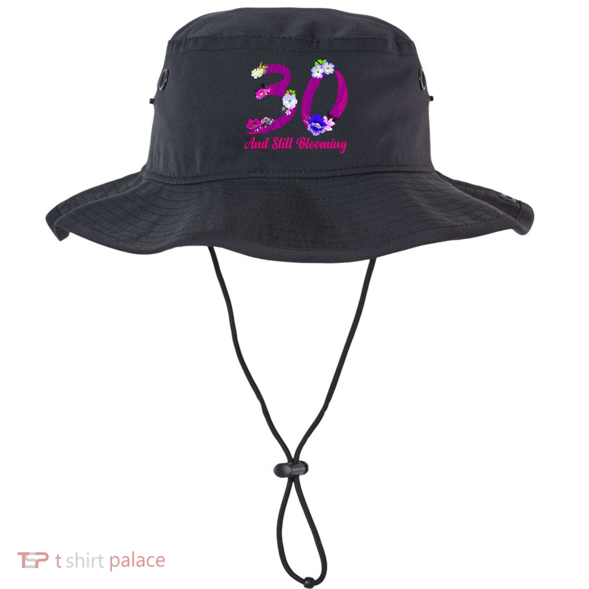 Still Blooming 30th Birthday Flowers Bucket Hat