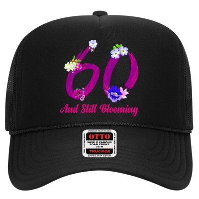 Still Blooming 60th Birthday Flowers Trucker Hat