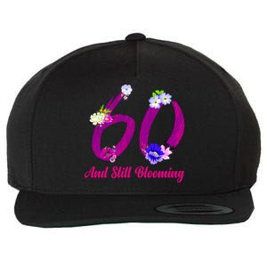 Still Blooming 60th Birthday Flowers Wool Snapback Cap