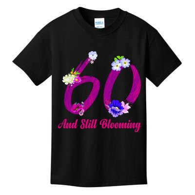 Still Blooming 60th Birthday Flowers Kids T-Shirt
