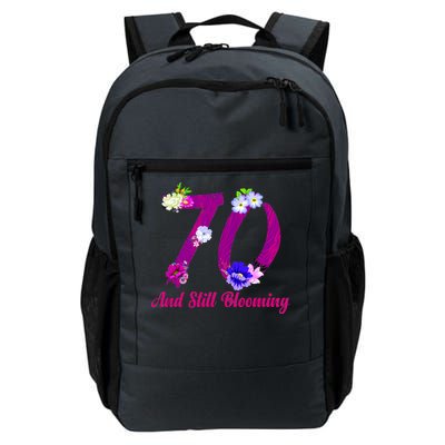 Still Blooming 70th Birthday Flowers Daily Commute Backpack