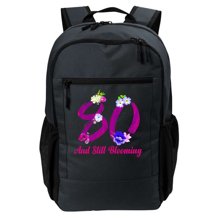 Still Blooming 80th Birthday Flowers Daily Commute Backpack