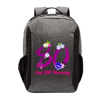 Still Blooming 80th Birthday Flowers Vector Backpack