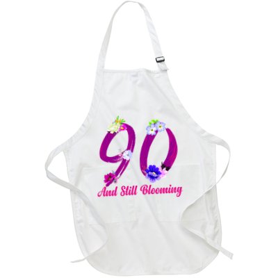 Still Blooming 90th Birthday Flowers Apron