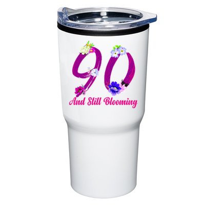 Still Blooming 90th Birthday Flowers Tumbler