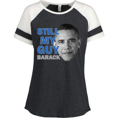 Still My Guy Barack Obama Enza Ladies Jersey Colorblock Tee