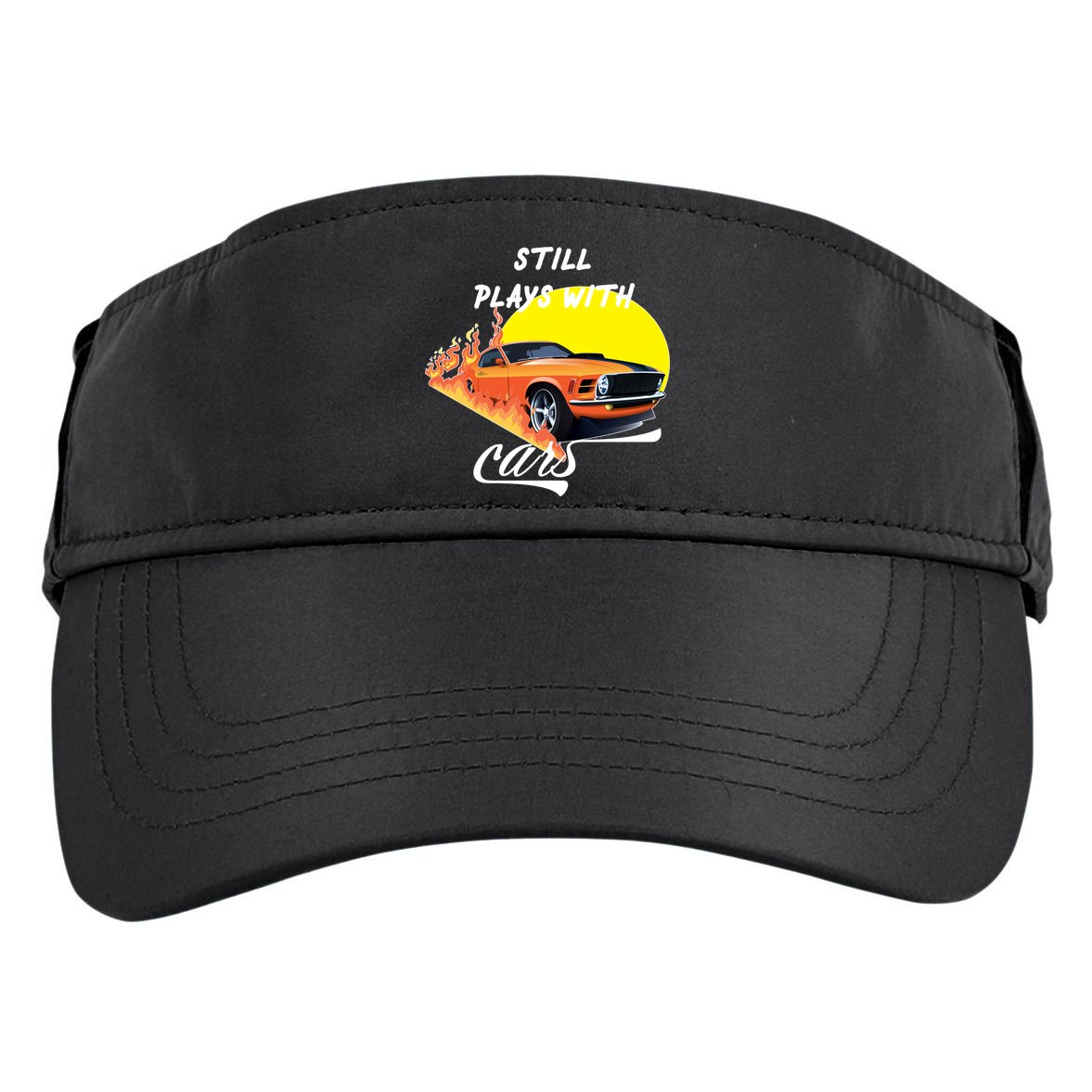 Still Plays With Cars Matching Family Adult Drive Performance Visor